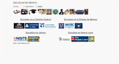 Desktop Screenshot of escuelasmx.com